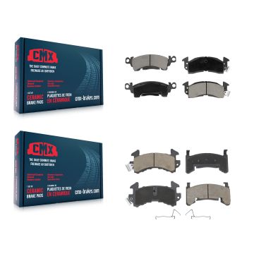 Front Rear Ceramic Brake Pads Kit For Pontiac Firebird Cadillac DeVille Fleetwood Chassis KCX-100464