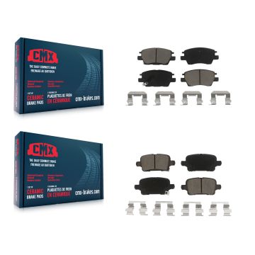 Front Rear Ceramic Brake Pads Kit For Chevrolet Cruze Bolt EV Volt EUV KCX-100468