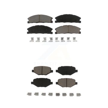 Front Rear Ceramic Brake Pad Kit For Ford Explorer Police Interceptor Utility Lincoln MKS KCX-100472