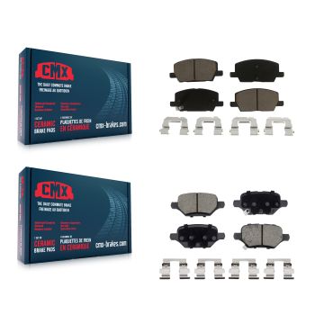 Front Rear Ceramic Brake Pads Kit For 2018-2022 Buick Encore Chevrolet Trax KCX-100480