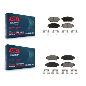 Front Rear Ceramic Brake Pads Kit For 2004-2010 Toyota Sienna KCX-100499