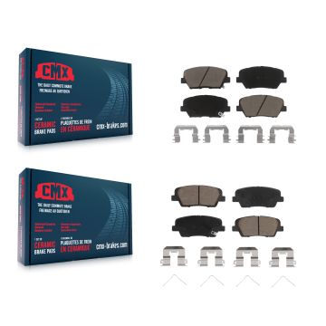 Front Rear Ceramic Brake Pads Kit For Kia Sorento Hyundai Santa Fe Sport KCX-100507