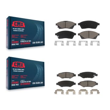 Front Rear Ceramic Brake Pads Kit For Cadillac SRX Saab 9-4X KCX-100514