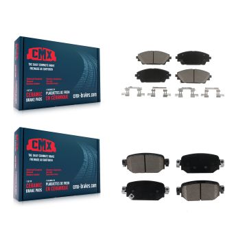 Front Rear Ceramic Brake Pads Kit For 2019-2022 Mazda CX-3 KCX-100523