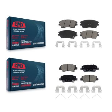 Front Rear Ceramic Brake Pads Kit For Kia Sportage Hyundai Tucson KCX-100540