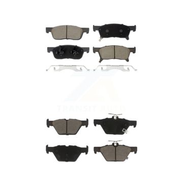 Front Rear Ceramic Brake Pads Kit For 2019-2024 Subaru Ascent KCX-100541