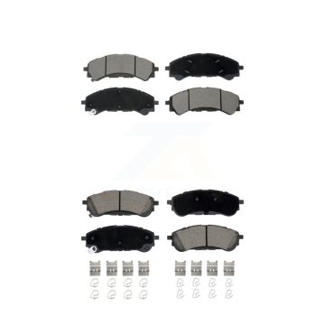 Front Rear Ceramic Brake Pads Kit For 2019-2023 Ford Ranger KCX-100547
