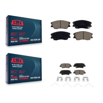 Front Rear Ceramic Brake Pads Kit For 2020-2022 Kia Soul Turbocharged KCX-100560