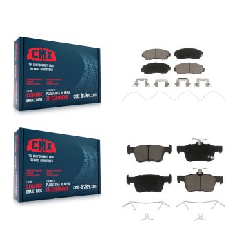 Front Rear Ceramic Brake Pads Kit For 2019-2021 Acura RDX KCX-100568