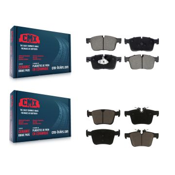 Front Rear Ceramic Brake Pads Kit For Jaguar XE XF F-Pace KCX-100585