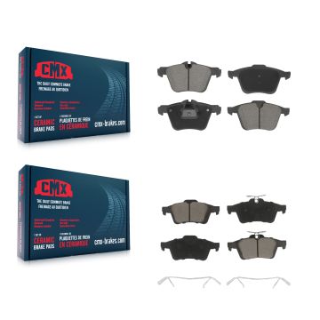 Front Rear Ceramic Brake Pads Kit For Jaguar XF XJ XKR XK KCX-100586