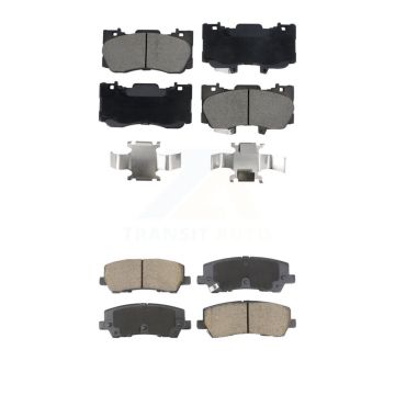 Front Rear Ceramic Brake Pads Kit For Ford Mustang KCX-100590