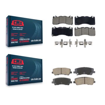 Front Rear Ceramic Brake Pads Kit For Ford Mustang KCX-100592