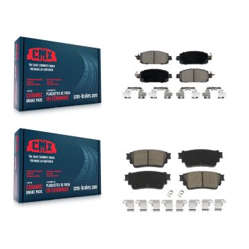 Front Rear Ceramic Brake Pads Kit For 2021-2023 Nissan Kicks Disc rear brakes KCX-100621