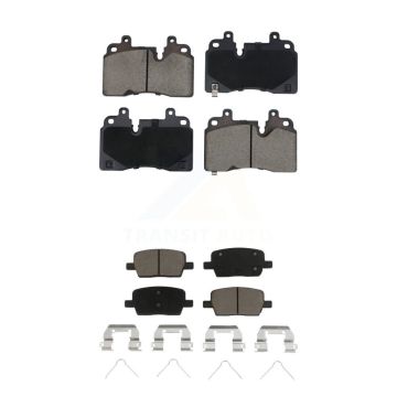 Front Rear Ceramic Brake Pads Kit For Cadillac CT6 KCX-100623