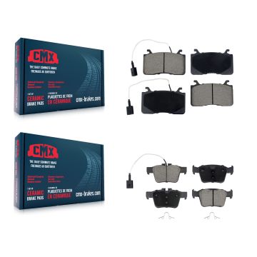 Front Rear Ceramic Brake Pads Kit For Alfa Romeo Stelvio Giulia KCX-100650