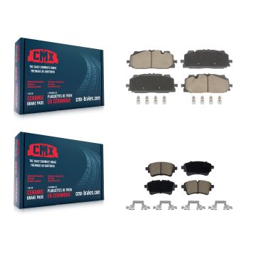 Front Rear Ceramic Brake Pads Kit For Audi S5 SQ5 Sportback S4 A6 Quattro A7 allroad KCX-100673