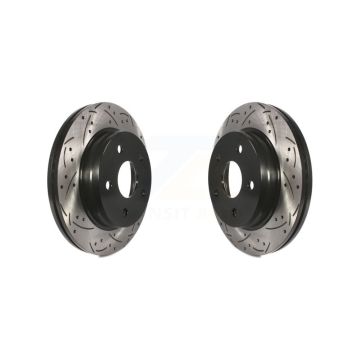 Front Drilled Slot Disc Brake Rotor Pair For Ram 1500 Classic Dodge Durango Chrysler Aspen KD-100025