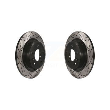 Rear Drilled Slot Brake Rotors Pair For Chevrolet Cruze Buick Verano Orlando Volt Cadillac KD-100114