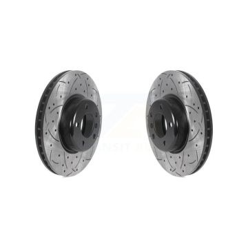 Front Drill Slot Brake Rotor Pair For BMW 328i xDrive 330i 320i 335i 428i 435i 440i 228i 3 KD-100564