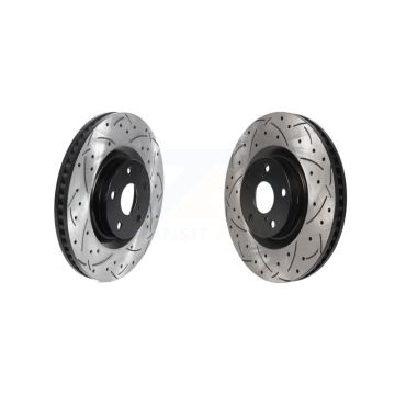 Front Drilled Slot Brake Rotors Kit For Lexus IS300 IS350 GS350 RC350 RC300 GS450h IS200t KD-100571