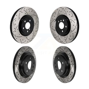 Front Rear Drill Slot Disc Brake Rotor Kit For Mini Cooper Countryman BMW 228i xDrive Gran KD-100638