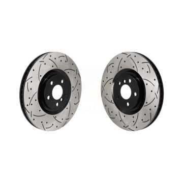 Front Drill Slot Brake Rotors Kit For Mini Cooper Countryman BMW X2 228i xDrive Gran Coupe KD-100641
