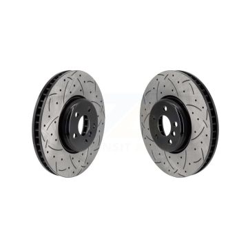 Front Drill Slot Brake Rotor Kit For BMW X5 330i xDrive M340i 530i i4 Toyota GR Supra 330e KD-100642