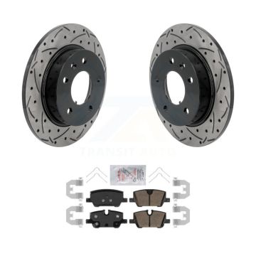 Rear Drilled Slot Brake Rotor & Ceramic Pad Kit For Chevrolet Trailblazer Buick Encore GX KDA-103165