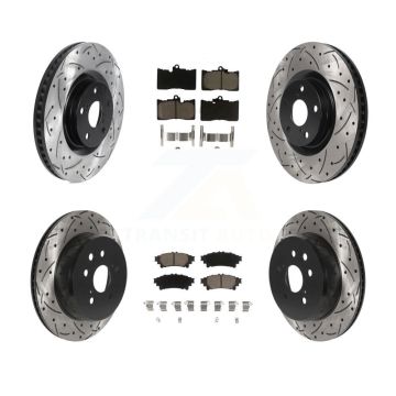 Front Rear Disc Brake Rotor Ceramic Pad Kit (6Pc) For Lexus IS300 IS350 GS350 RC350 RC300 KDC-100001
