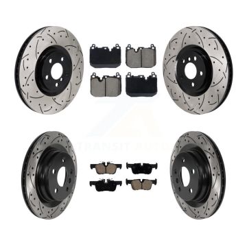 Front Rear Disc Brake Rotors And Ceramic Pads Kit (6Pc) For Mini Cooper Countryman KDC-101134