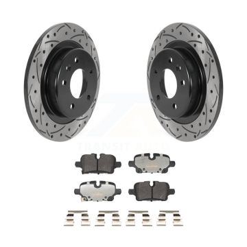 Rear Drill Slot Disc Brake Rotors Semi-Metallic Pad Kit For Chevrolet Equinox GMC Terrain KDF-101216