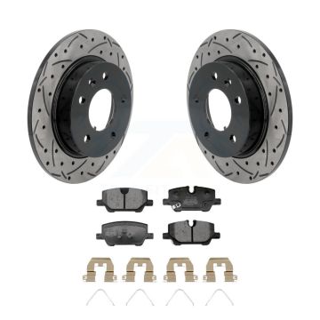 Rear Drill Slot Brake Rotors Semi-Metallic Pad Kit For Chevrolet Trailblazer Buick Encore KDF-101368