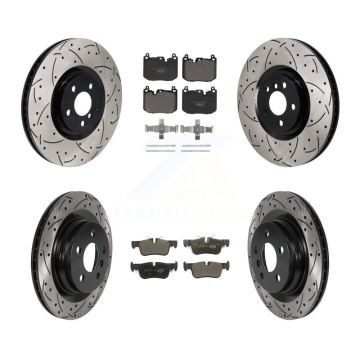Front Rear Disc Brake Rotors And Ceramic Pads Kit (6Pc) For Mini Cooper Countryman KDT-101276