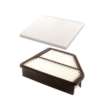 1x Air + 1x Cabin Filter (2 Total) Kit For 2010-2012 Hyundai Genesis Coupe 2.0L KFL-100137