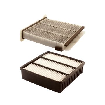 1x Air + 1x Cabin Filter (2 Total) Kit For Mitsubishi Lancer Outlander KFL-100149