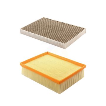 1x Air + 1x Cabin Filter (2 Total) Kit For Audi A4 Quattro KFL-100155