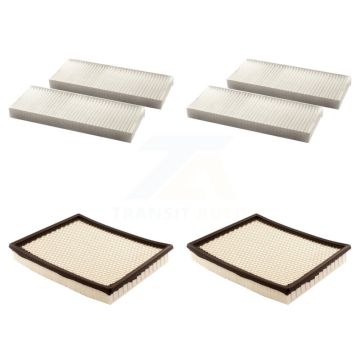 2x Air + 2x Cabin Filter (4 Total) Kit For Nissan Frontier Pathfinder Xterra NV3500 KFL-100460