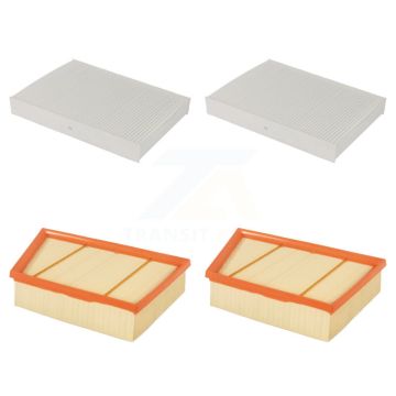 2x Air + 2x Cabin Filter (4 Total) Kit For Land Rover Range Evoque Discovery Sport LR2 KFL-100507