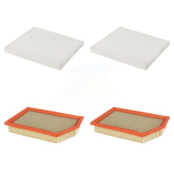 2x Air + 2x Cabin Filter (4 Total) Kit For 2014-2018 Jeep Cherokee KFL-100510