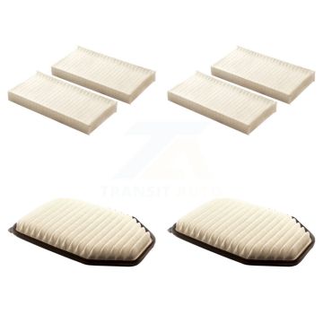 2x Air + 2x Cabin Filter (4 Total) Kit For Jeep Wrangler JK KFL-100519