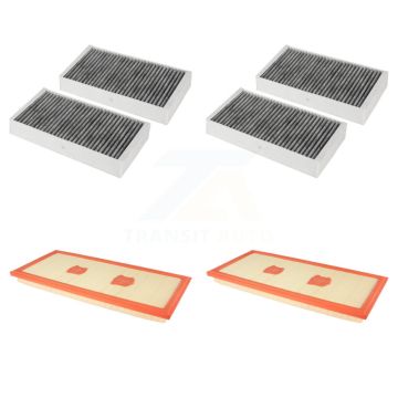 2x Air + 2x Cabin Filter (4 Total) Kit For 2012 Mercedes-Benz R350 3.5L KFL-100522