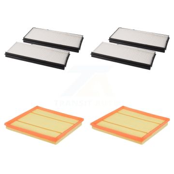 2x Air + 2x Cabin Filter (4 Total) Kit For BMW X5 X3 535i GT KFL-100526