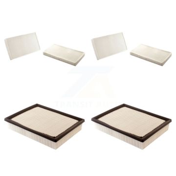 2x Air + 2x Cabin Filter (4 Total) Kit For Chevrolet GMC Silverado 1500 Sierra 2500 HD XL KFL-100548