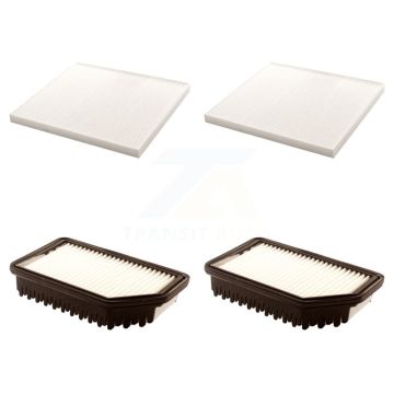 2x Air + 2x Cabin Filter (4 Total) Kit For 2012-2017 Hyundai Accent Kia Rio Veloster KFL-100571