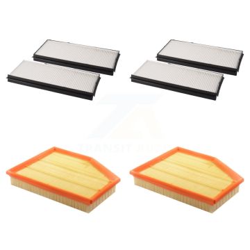 2x Air + 2x Cabin Filter (4 Total) Kit For BMW 530i 530xi 528i xDrive 525i 528xi 525xi KFL-100587