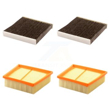 2x Air + 2x Cabin Filter (4 Total) Kit For Ford Fiesta KFL-100598