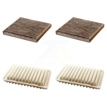2x Air + 2x Cabin Filter (4 Total) Kit For Toyota Corolla Yaris Matrix Pontiac Vibe iM xD KFL-100610