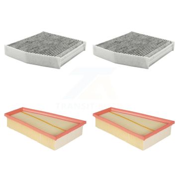 2x Air + 2x Cabin Filter (4 Total) Kit For Mercedes-Benz GLA250 CLA250 B250 INFINITI QX30 KFL-100645