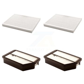 2x Air + 2x Cabin Filter (4 Total) Kit For Hyundai Elantra Kia Forte GT Rondo Forte5 Koup KFL-100669